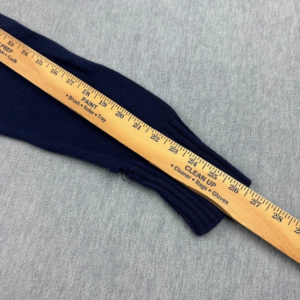 Vintage Polo Ralph Lauren Sweater Mens Medium Blue V Neck‎ Pullover Cotton Knit